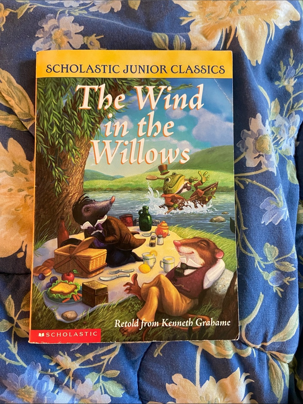Scholastic Junior Classics The Wind in the Willows - Yellow, Green, Blue